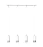 Emibig Pendelleuchte Fumiko Stahl Weiß | Geeignet für 4x GU10 - Max 10W